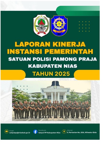 	Laporan Kinerja Satuan Polisi Pamong Praja Kabupaten Nias 2023-2025